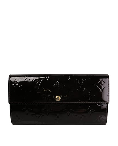 Louis Vuitton Sarah Wallet, &pound;220, Accessories, Purple, Patent Leather, Front view